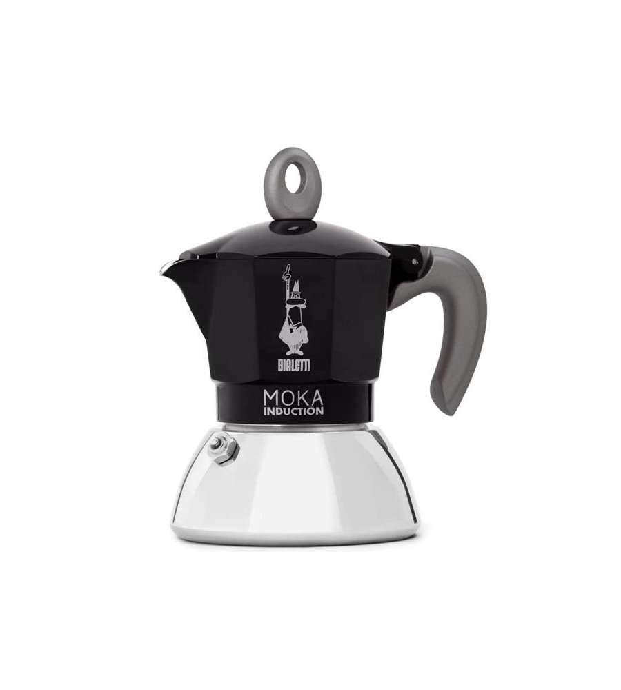 Caffettiera Moka Induction Nera Tz 6 Bialetti