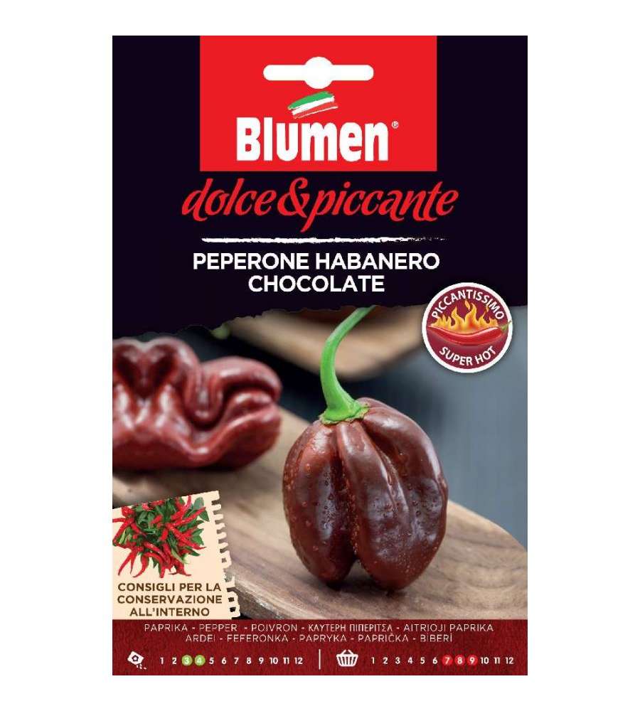 Semi di Peperone Habanero Chocolate