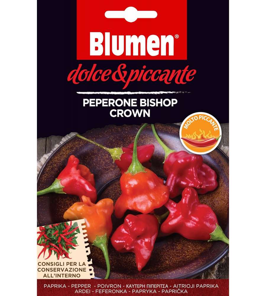 Semi di peperoncino Bishop Crown