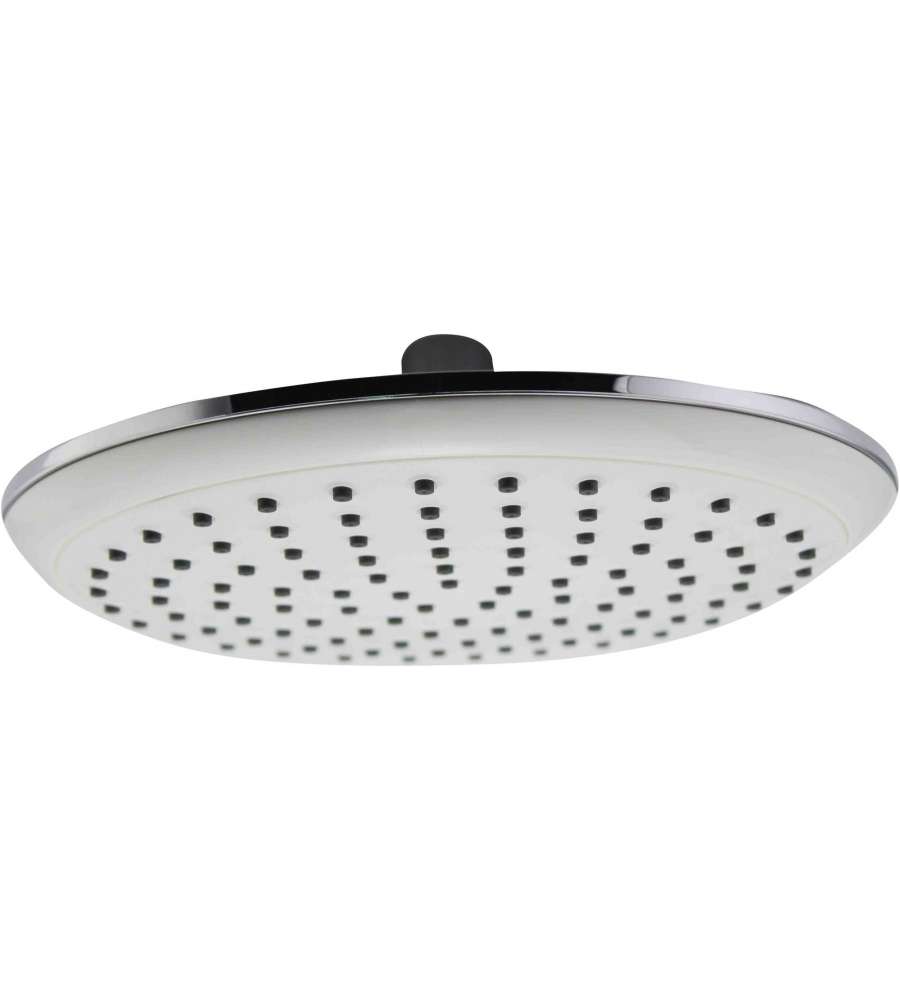 Soffione serie Nube 1 getto cromato/bianco