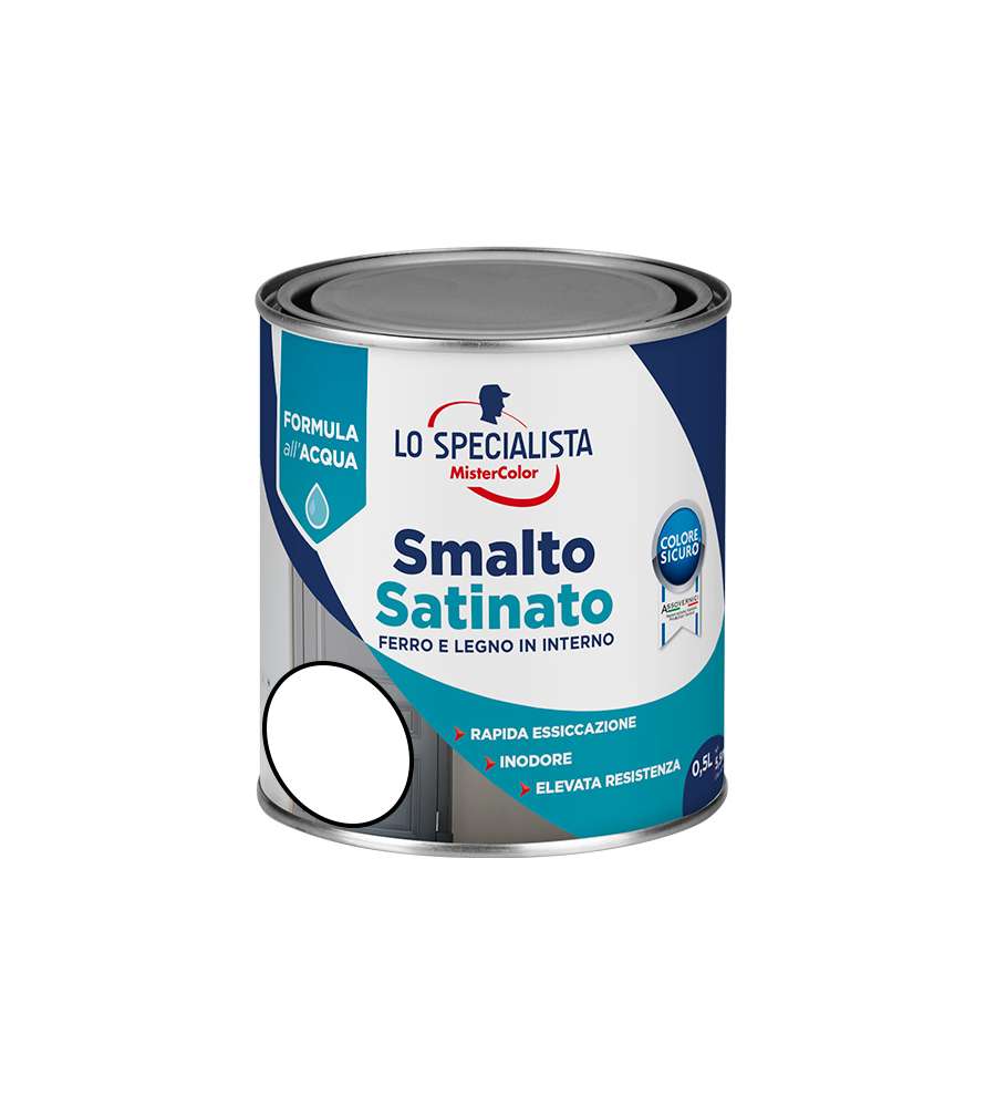 Lo Specialista Smalto Satinato Bianco 0,5 l