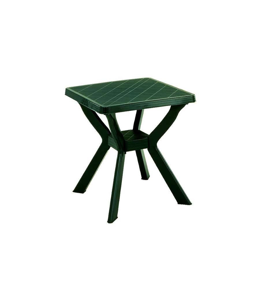 Tavolo resina reno verde 70 x 70 cm
