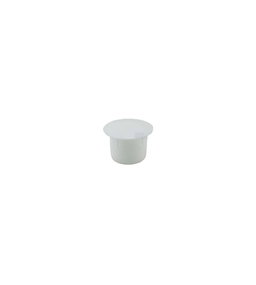 Coprifori in plastica diam 5 mm bianco 20pz