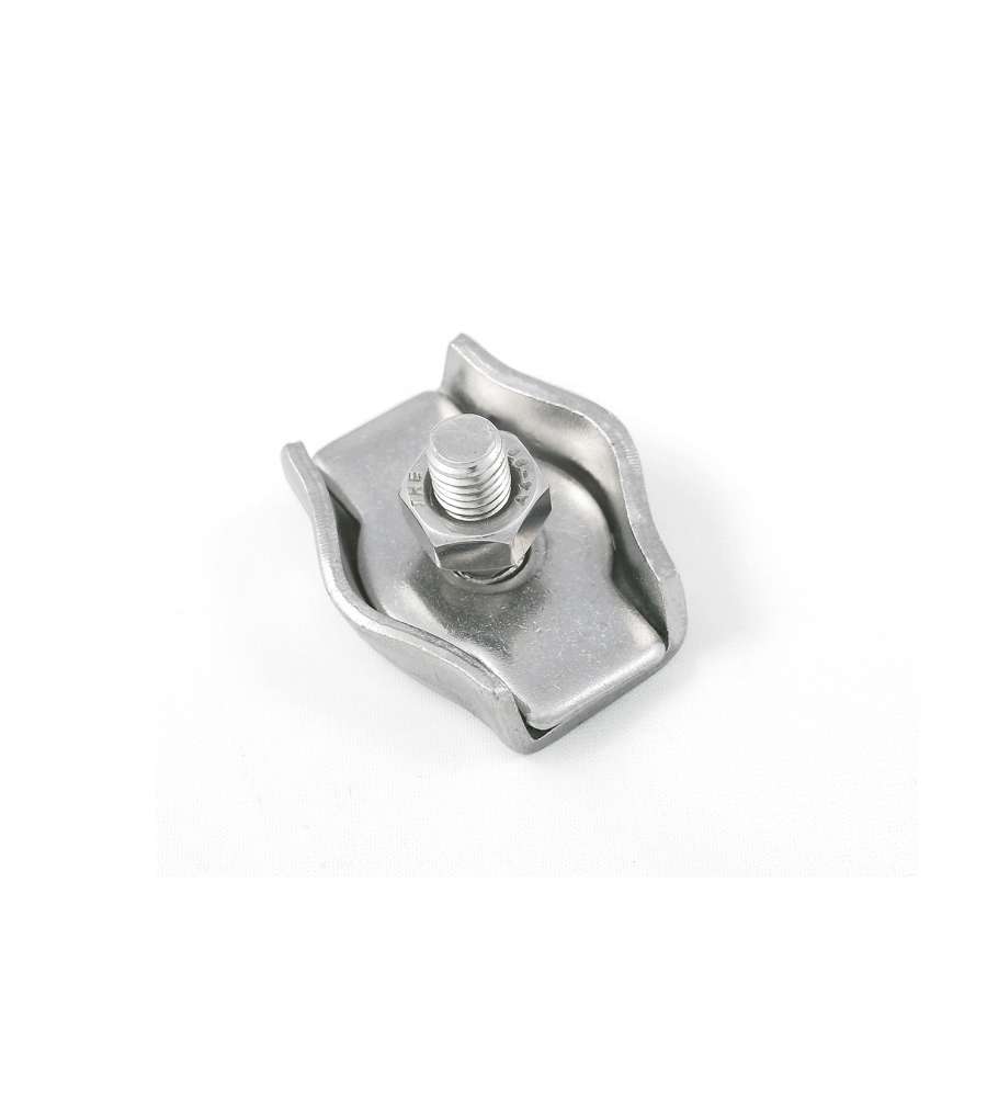 Morsetto Simplex per funi 5 mm. in acciaio zincato zincato - 4 pz.