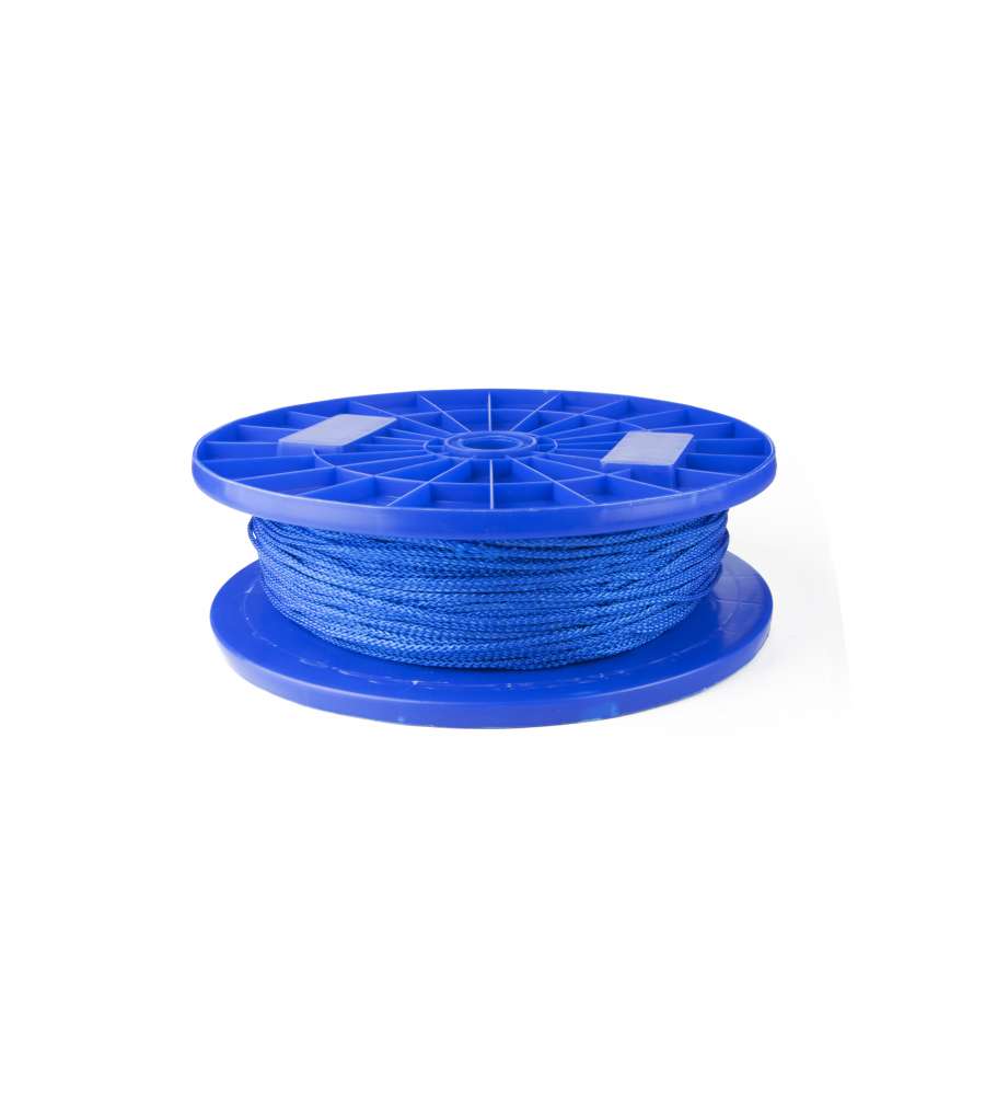 Treccia per veneziana in polipropilene  3 mm. blu