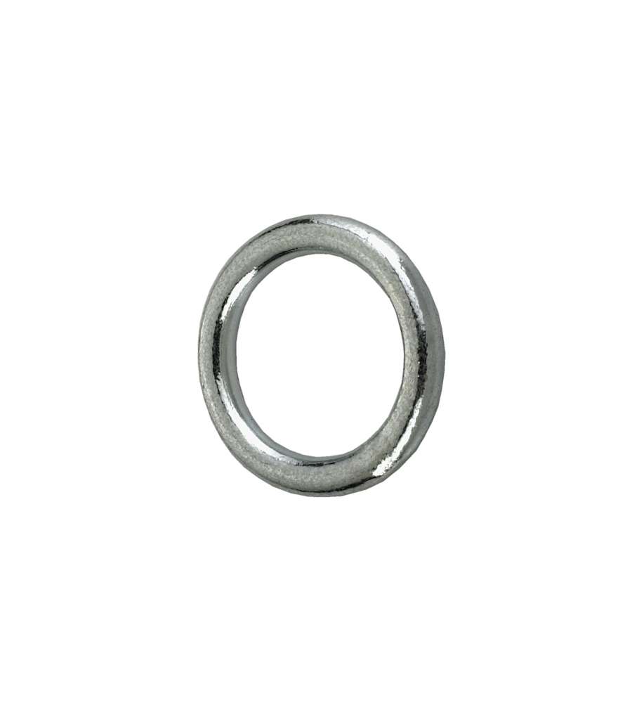 Anello tondo saldato  4 x 32 mm. in acciaio zincato - 10 pz.