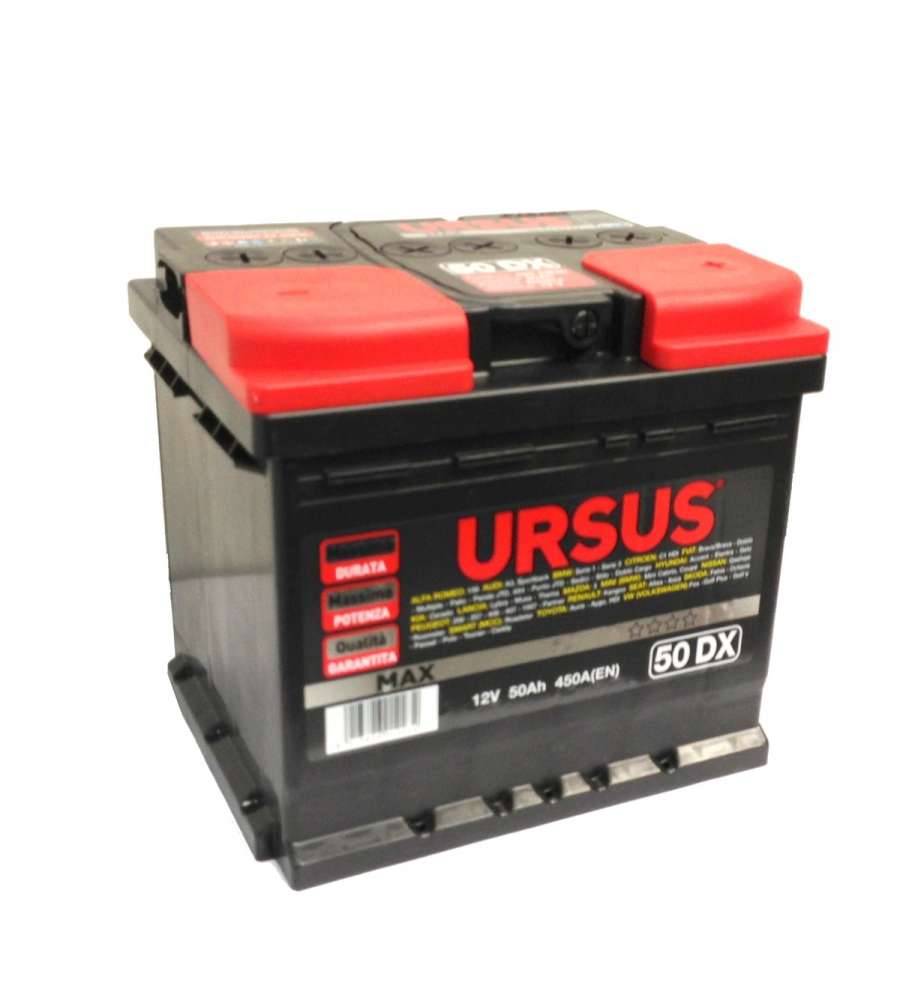 Batteria Ursus  50Ah 12V dx 450A (EN)