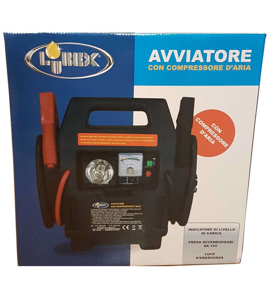 Avviatore auto con compressore d'aria