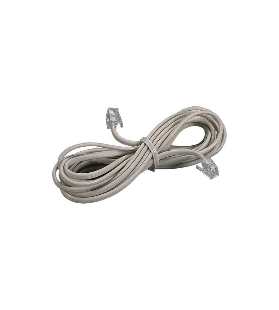 Prolunga Telefono Plug 6/4 M 3 Avorio    21280 Fme