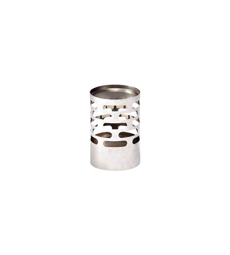 Terminale di scarico per stufe a Pellet in acciaio Inox diam. 8 cm