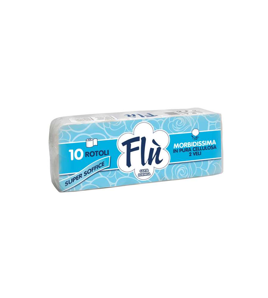 Carta Igienica 2V Flu'                Pz 10 Celtex