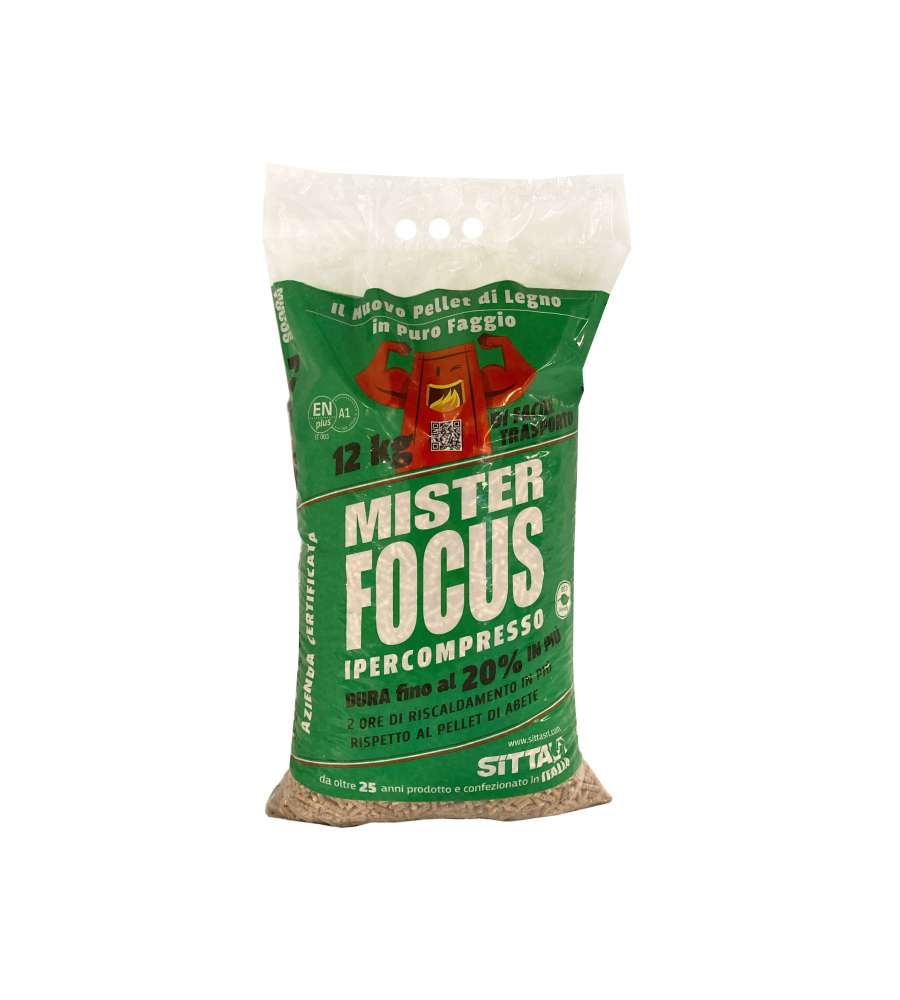 Pellet Mister Focus faggio 12kg