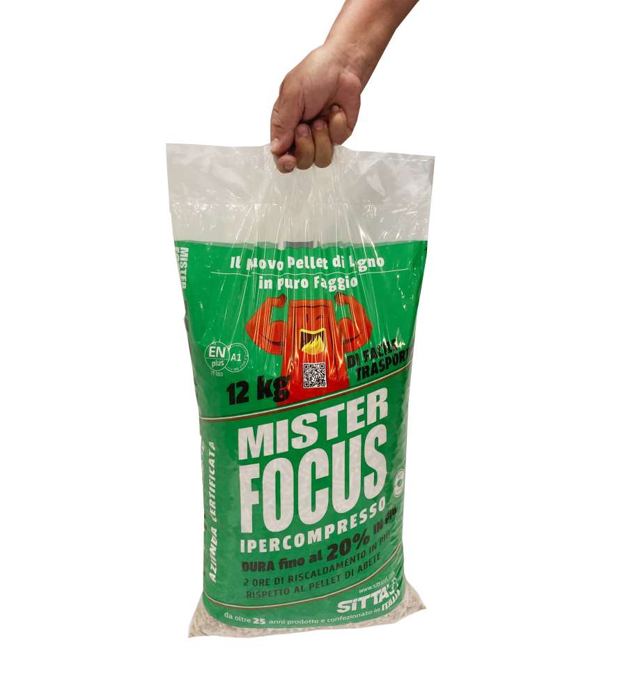 Pellet Mister Focus faggio 12kg