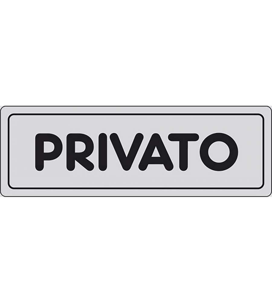 Cartello Privato 15 x 5 cm