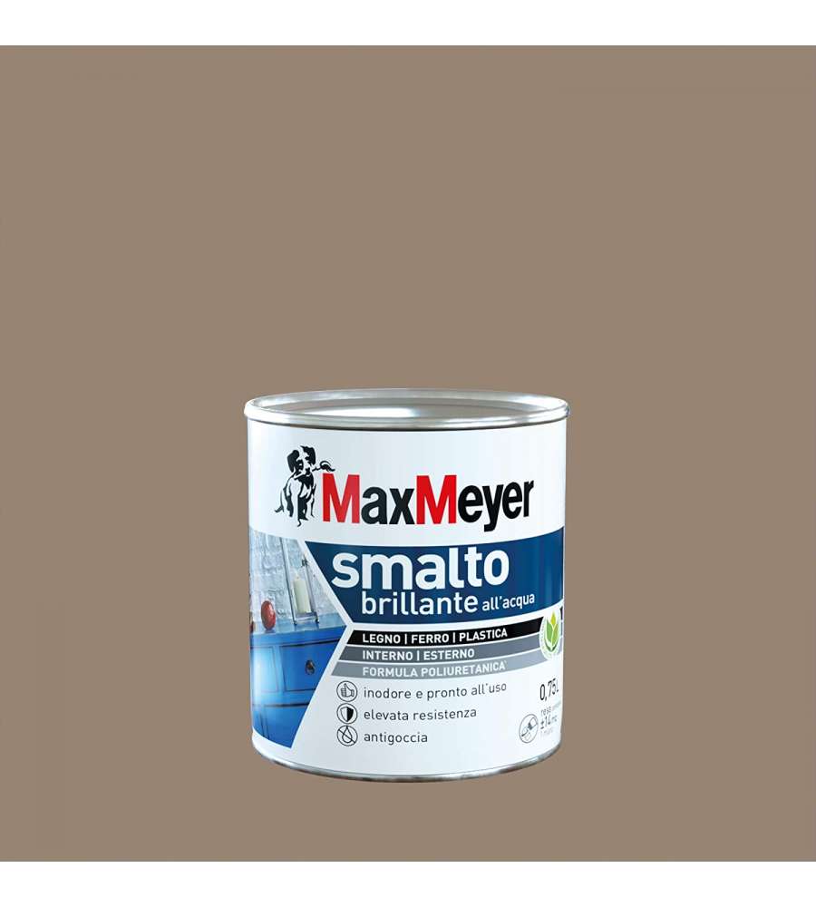 MaxMeyer Smalto Brillante all'acqua Poliuretanico Yuta 0,75 l