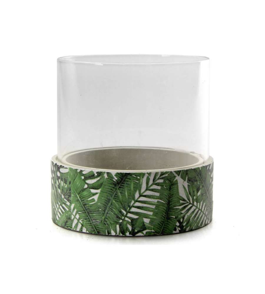 Vaso Jungle vetro  9 x 13,5 h cm