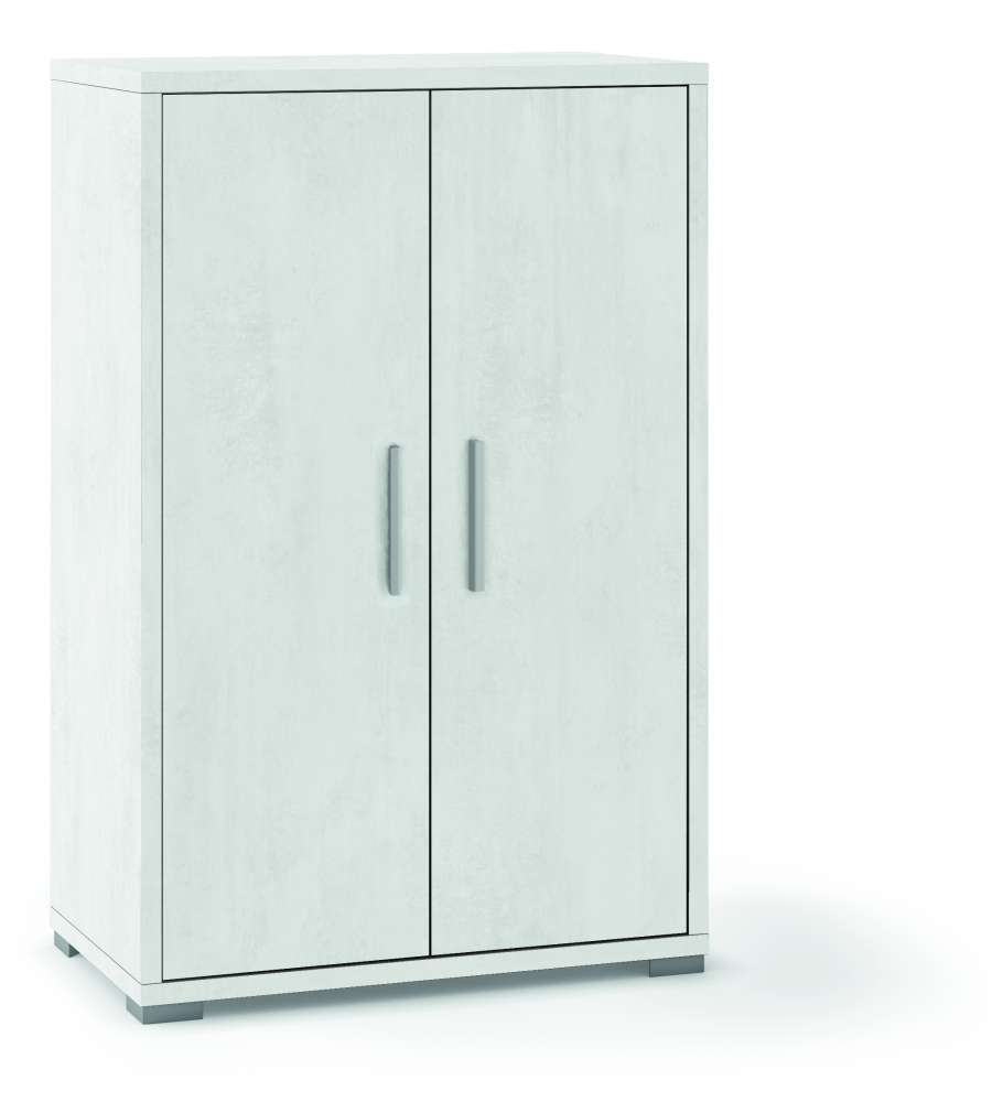 Mobile 2 ante in kit Doubl 110 x 71 x 41 cm Ossido Bianco