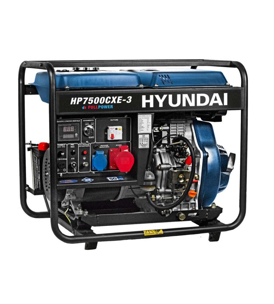 Generatore di corrente diesel 5,0 kW Hyundai HP7500CXE-3 65223