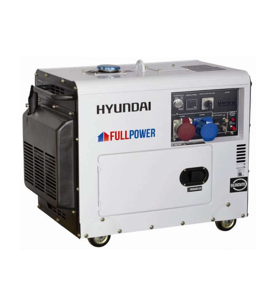 Generatore silenziato Hyundai diesel hp12 5,5kw (220/380)