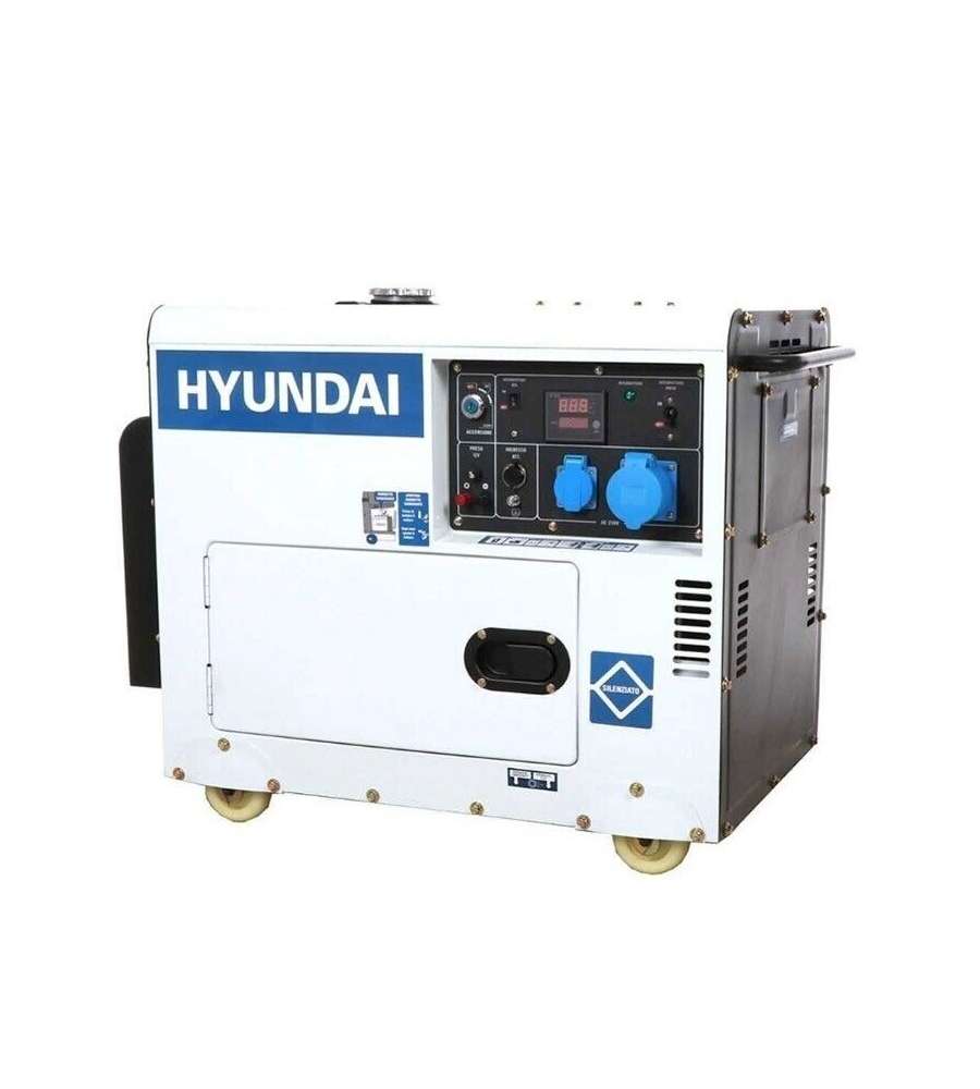 Hyundai Generatore  6KW 456cc Diesel con AVR silenziato 65247