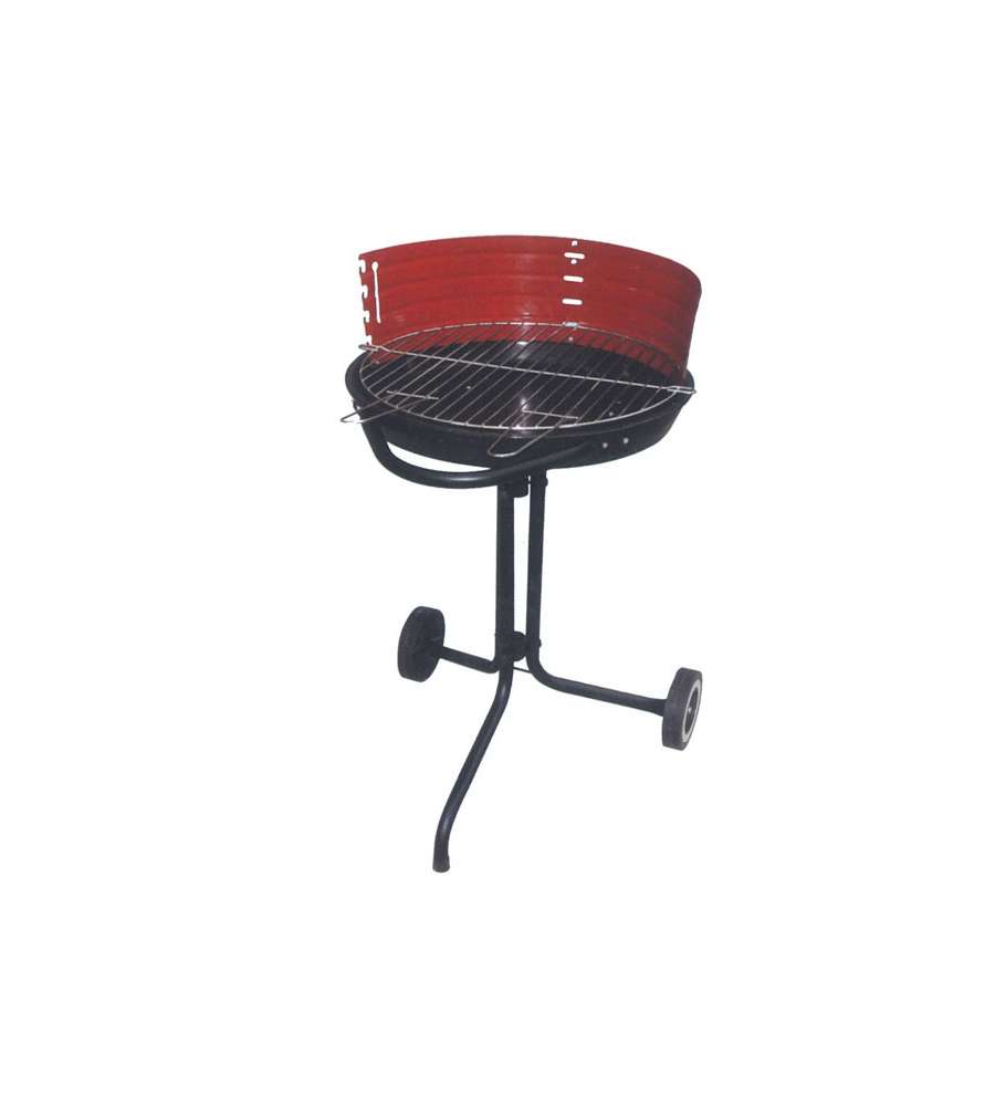 Barbecue Tondo Con Ruote     55 H 70 Lapillo 00710