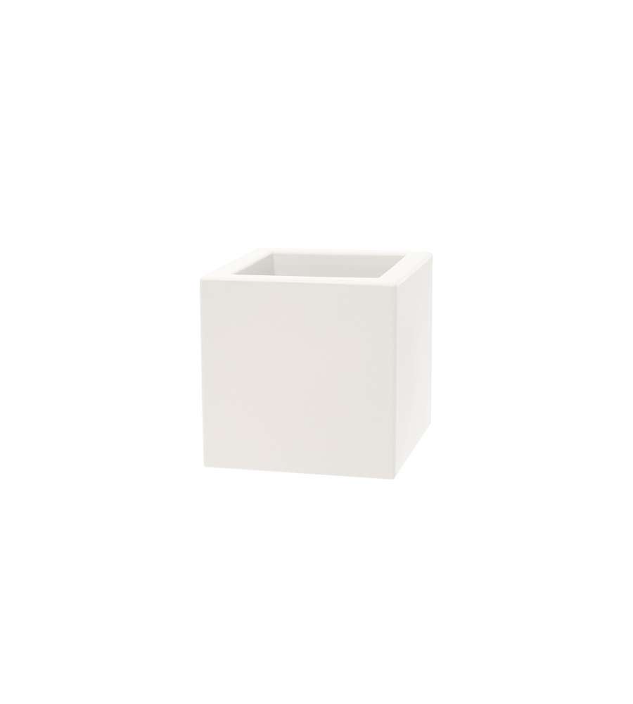 Vaso Schio Cubo 40 Bianco 40 x 40 x 40 cm