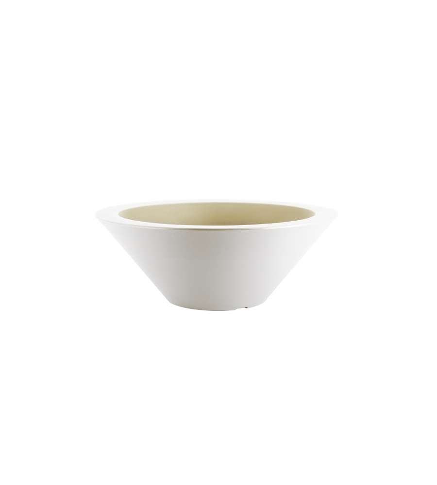 Vaso Schio Ciotola 80 Bianco 80 x 80 x 29 cm