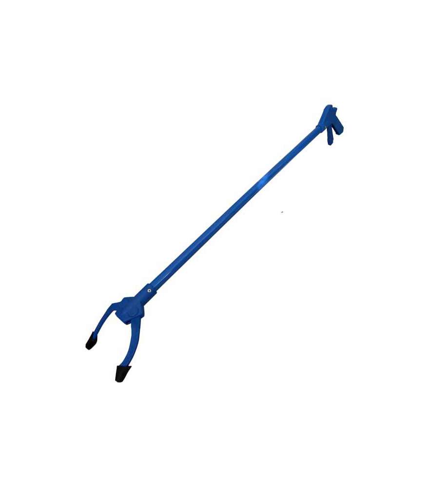 Pinza per rifiuti blu 100 cm