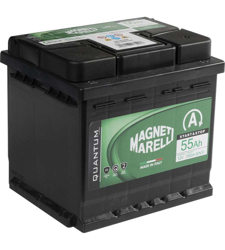 Magneti Marelli Batteria per auto Start&Stop 55AH 12V 500A EN1 per cassetta L01