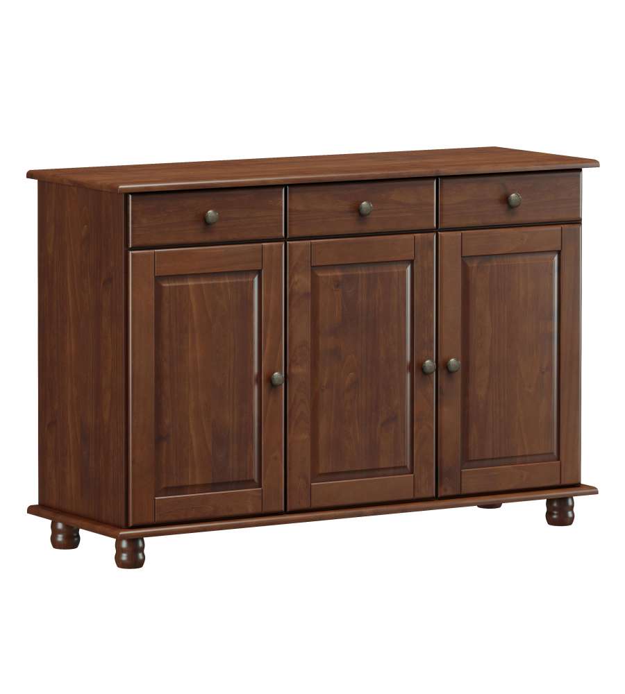 Credenza ciliegio 3 ante 3 cassetti