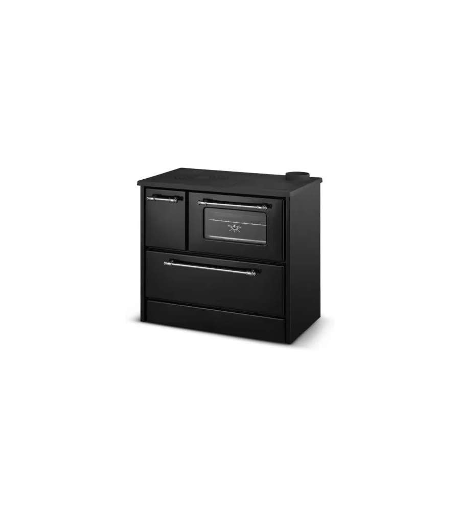 Cucina A Legna Stufa 9 Kw Nera Beatrice L87xP51xH79 Ecodesign