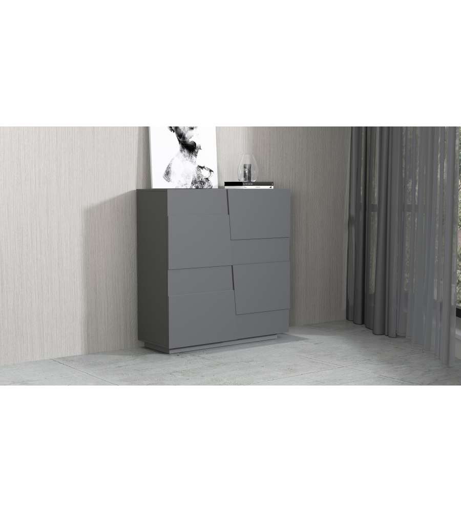 Credenza Pongo Highboard 120 Antracite Opaco