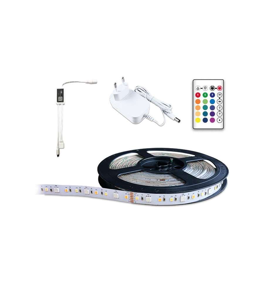 Striscia led kit SM 5m RGB+CCT 24W 3250 lm