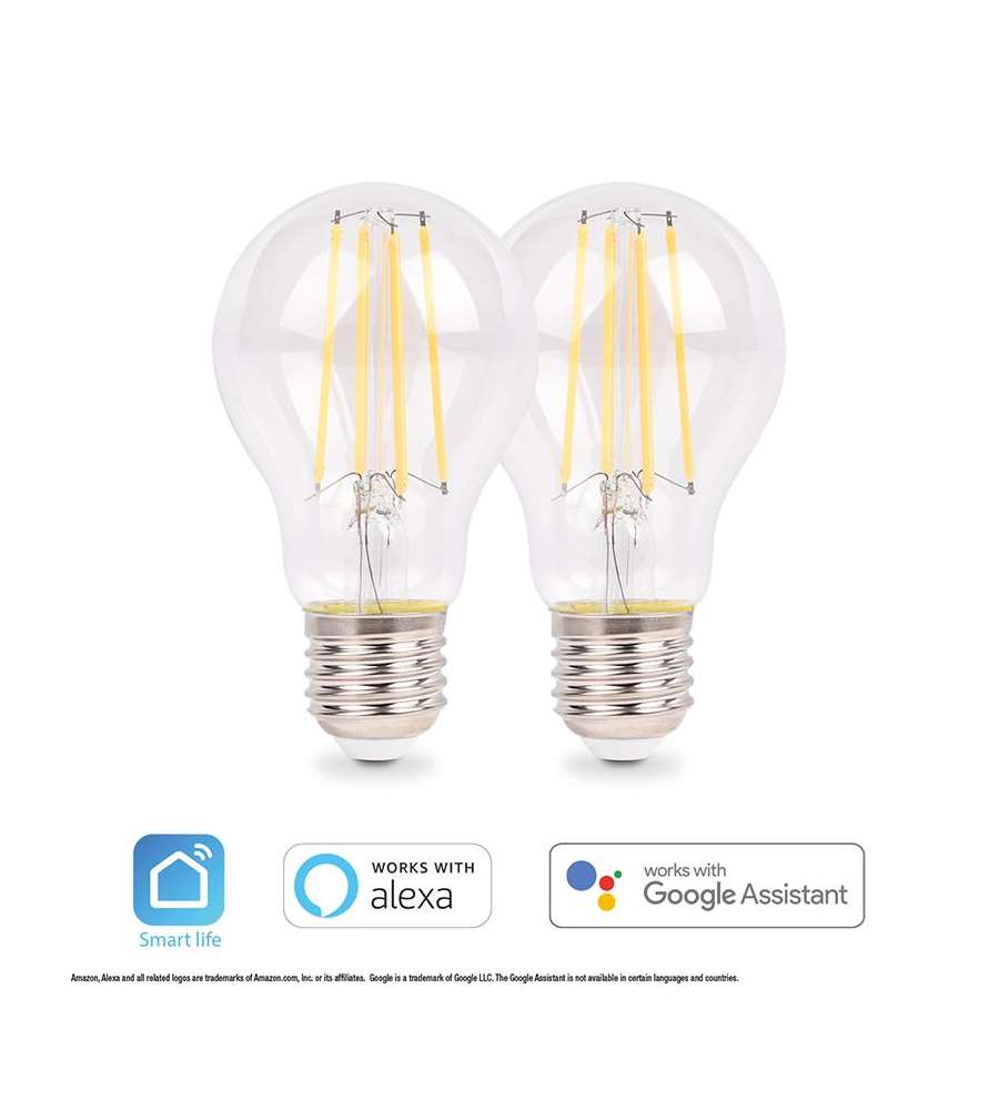 Bipack Lampadine Goccia A60 SM WIFI 60W 2700K