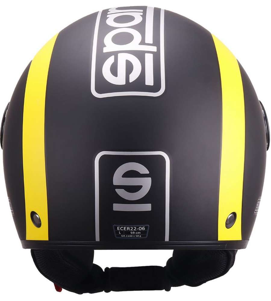 Casco Demi-Jet per moto Sparco con calotta in ABS Taglia M