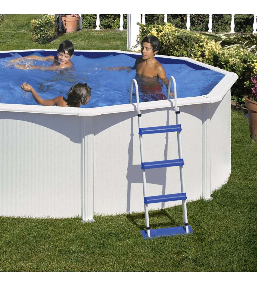 Piscina Ovale Parete Acciaio 500 x 300 x 120 h cm