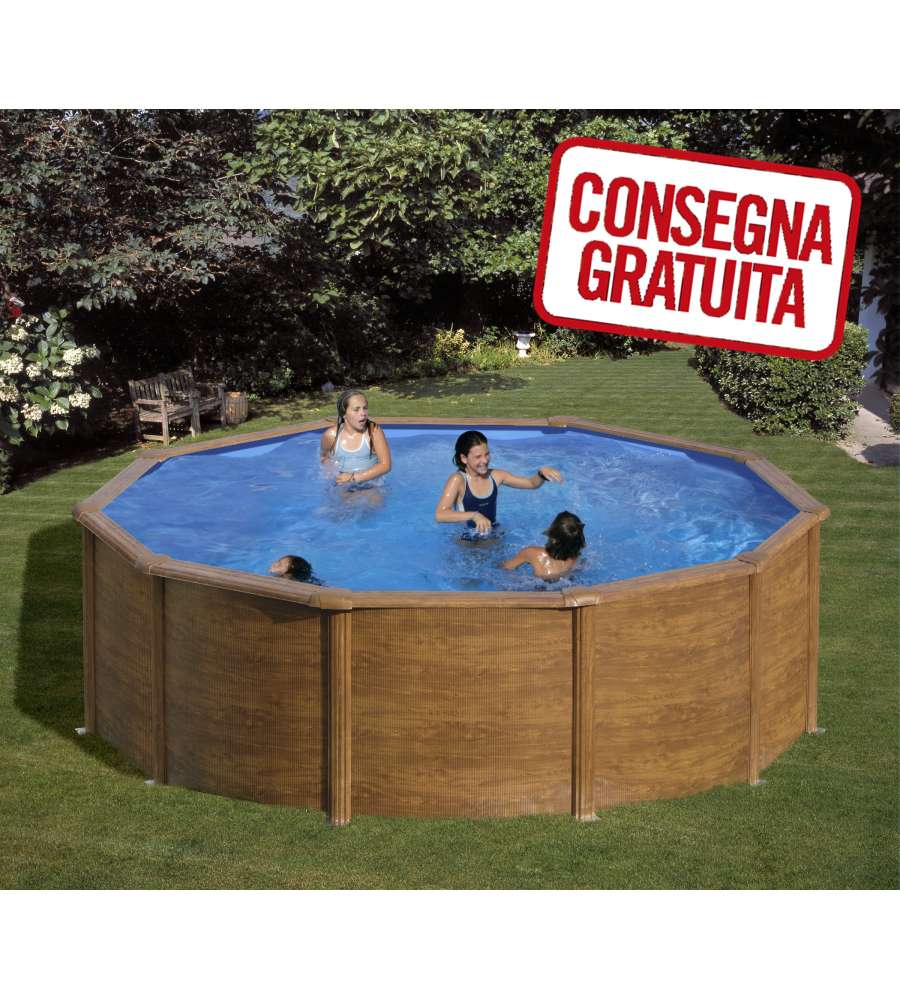 Piscina Tonda Legno  300 x 120 h cm