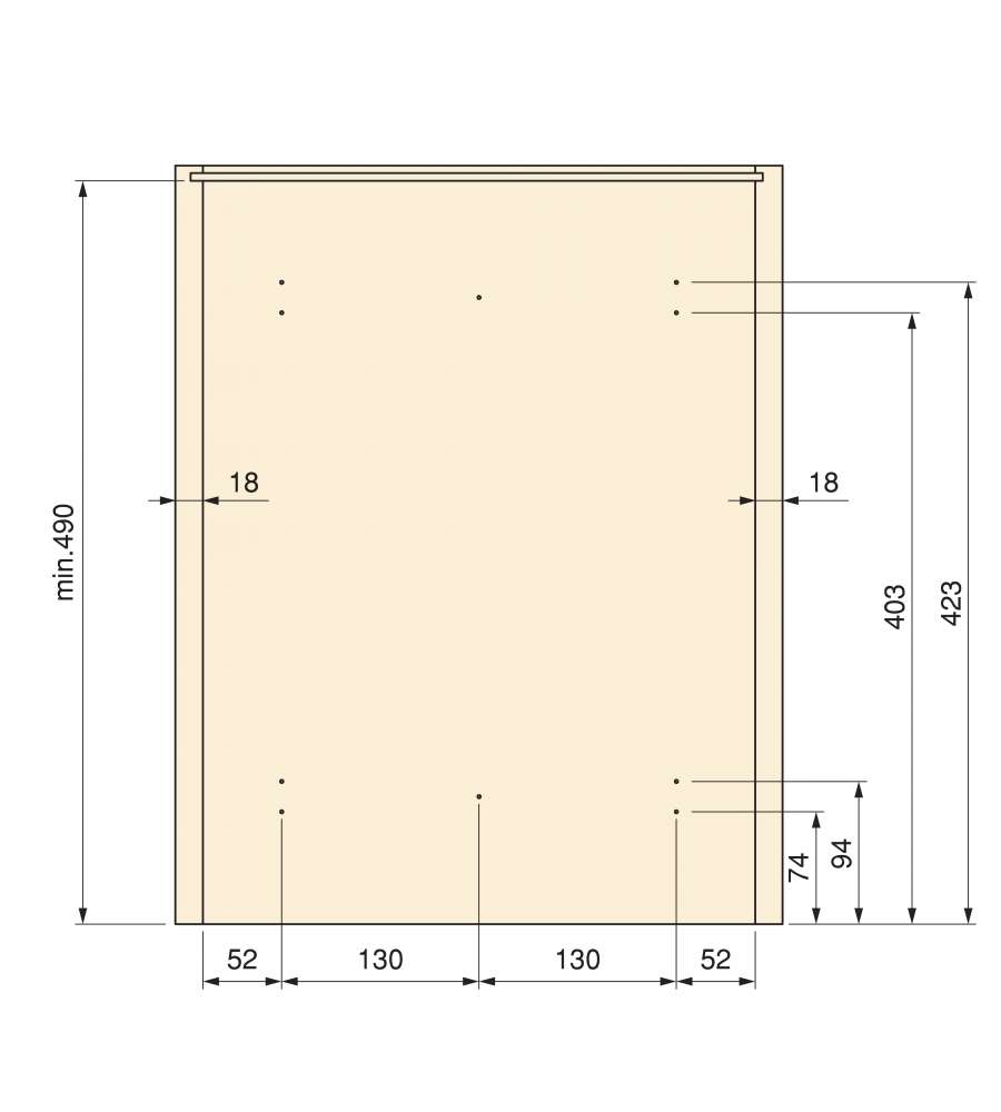 Emuca Pattumiera per differenziata Recycle da cucina, 2 x 16 L, fissaggio sul fondo ed estrazione manuale, Tecnoplastica grigio antracite 1 UN