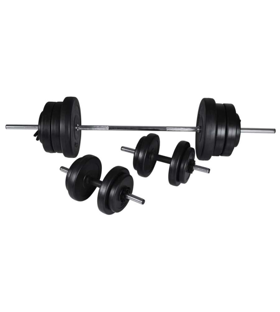 Set Bilanciere e 2 Manubri 60,5 kg