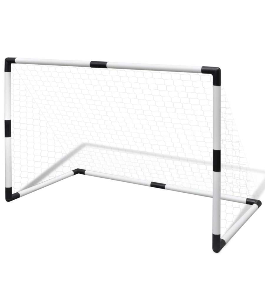 Set Mini Porte da Calcio 2 pz per Bambini 91,5 x 48 x 61 cm