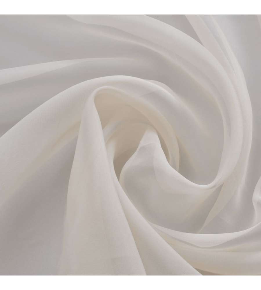 Tessuto voile 1,45 x 20 m colore crema