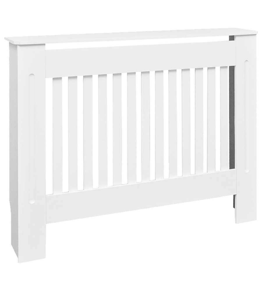 Armadietto Copritermosifone in MDF Bianco 112 cm