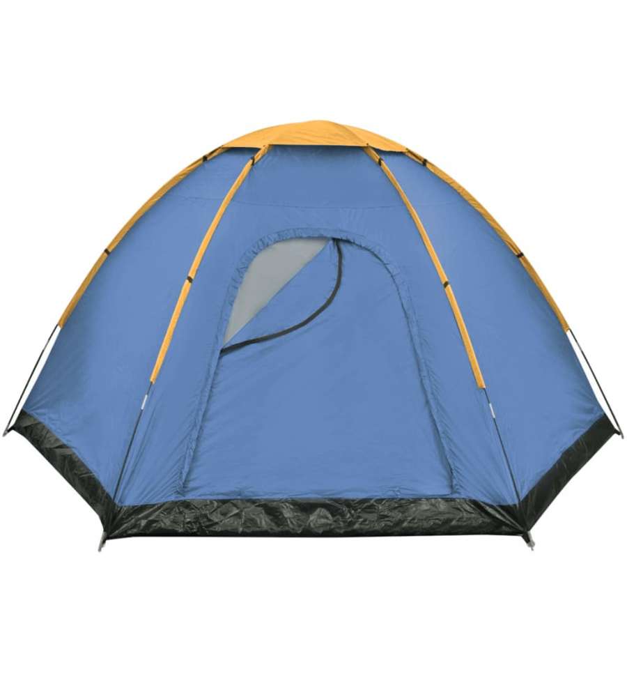 Tenda per 6 Persone Blu e Giallo