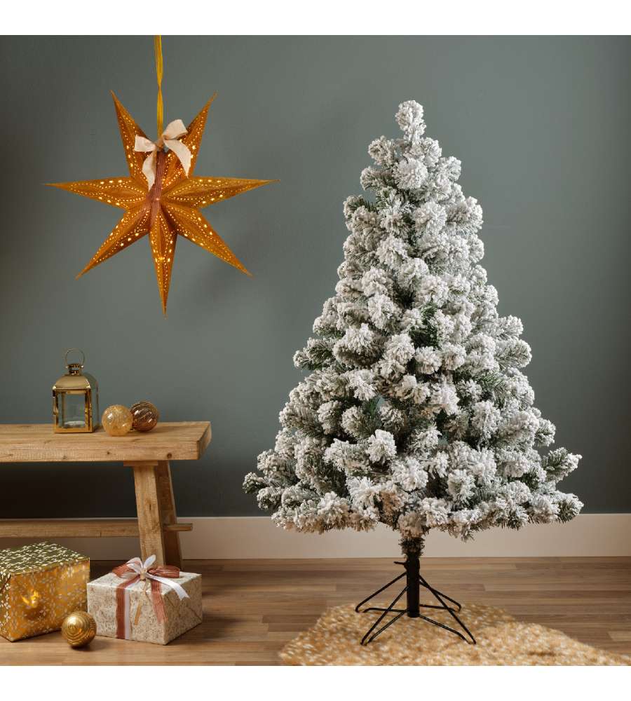 Albero innevato 120 cm 220 rami Imperiale