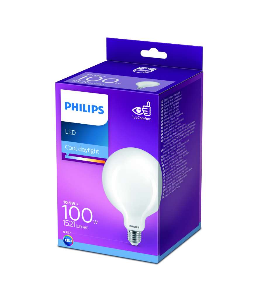 Lampadina led globo vetro 100W