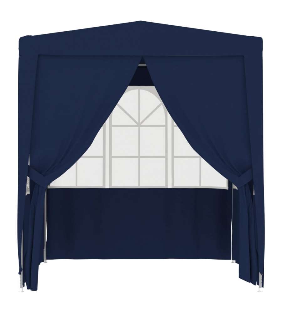 Gazebo Professionale con Pareti 2,5x2,5 m Blu 90 g/m