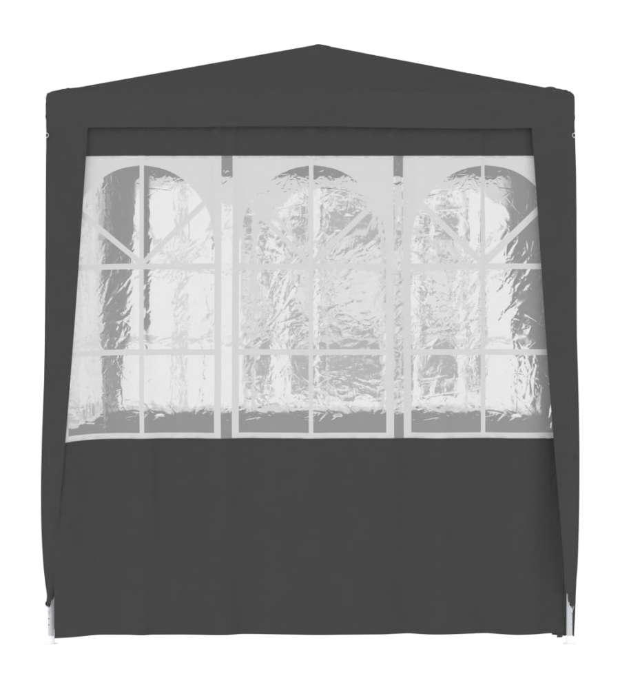 Gazebo Professionale con Pareti 2,5x2,5 m Antracite 90 g/m