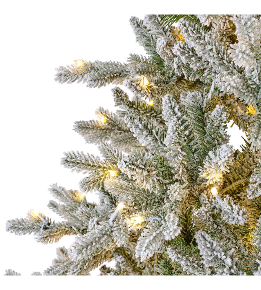 Albero Allison innevato con led 180cm