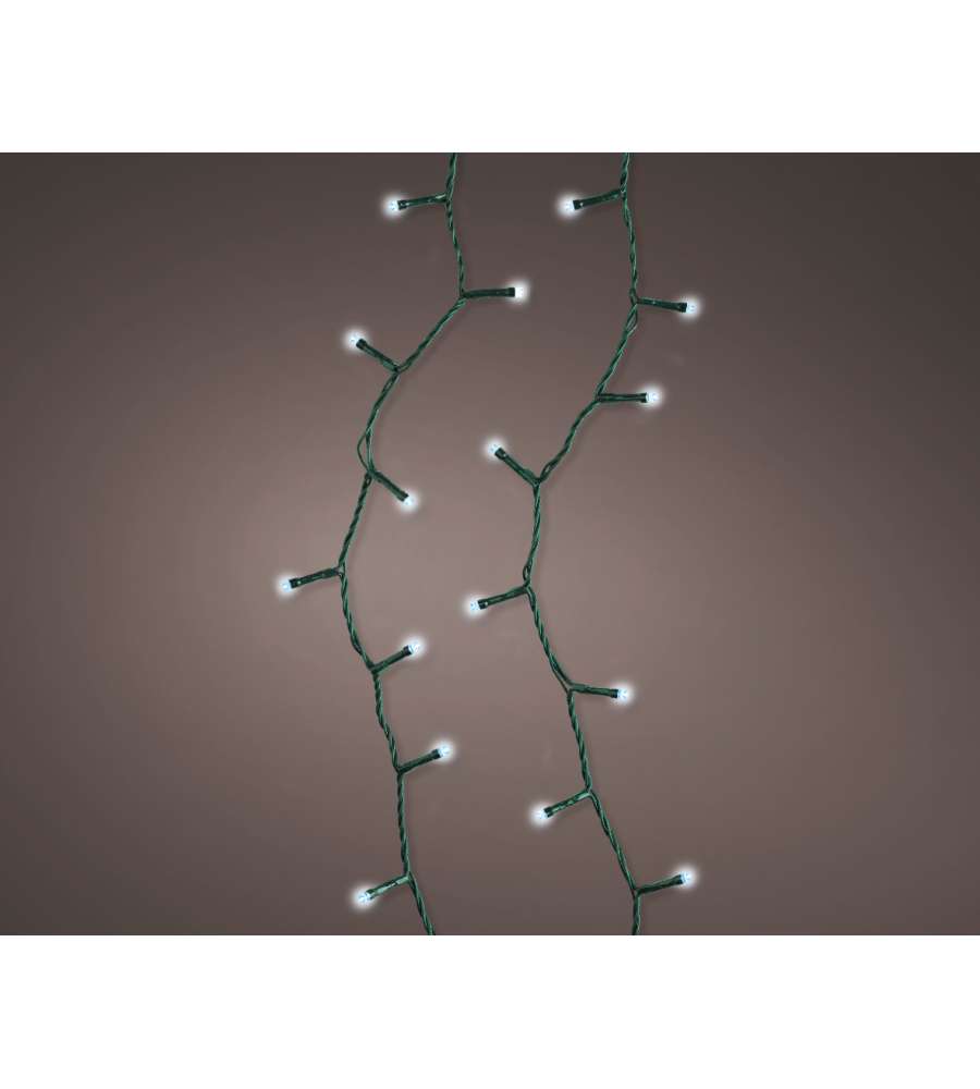 Luci per albero 96 LED bianco freddo