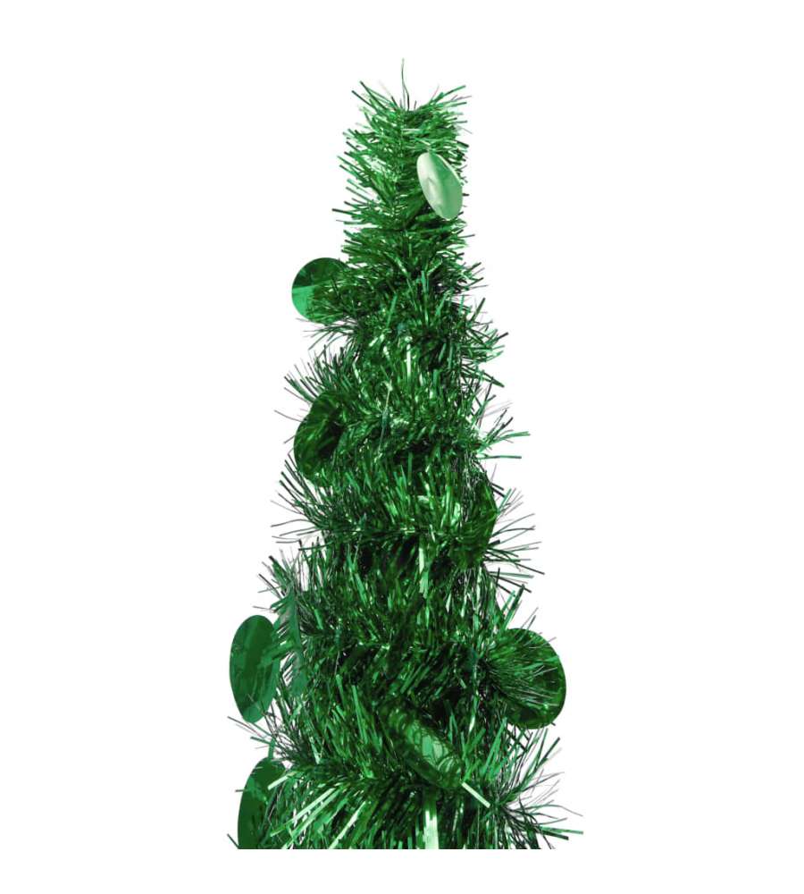 Albero di Natale Artificiale Apribile Verde 120 cm PET